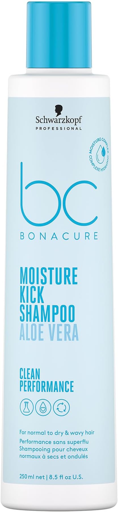 Schwarzkopf Bonacure Moisture Kick Shampoo Normal to Dry 250 ml Vegan