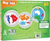 Imagimake Mapology World World Map Puzzle for Kids 65 Pieces 4+ Educational view 5