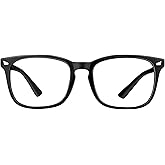 Jectieey Reading Glasses for Women Men - Blue Light Blocking UV Filter Readers, Anti Eyestrain Eyeglasses