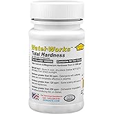 Industrial Test Systems WaterWorks 481108 Total Hardness Test Strip, 3 Second Test, 0-1000ppm Range, Our #1 Test Strip for Total Hardness, Bottle of 50 Tests, Tan