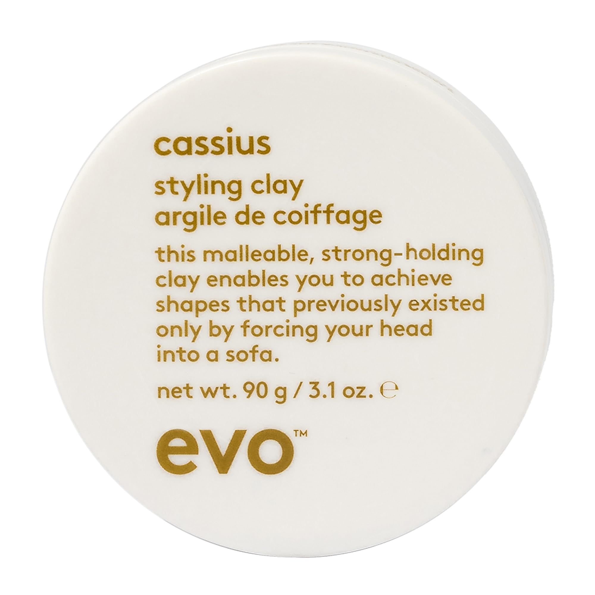 EVO Cassius Styling Clay Styling Hair Clay, 90g