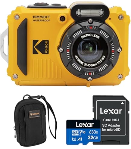 KODAK PIXPRO WPZ2 イエロー 16MP コンパクトデジタルカメラ Amazon.com : Kodak PIXPRO WPZ2 Rugged Waterproof 16MP Digital