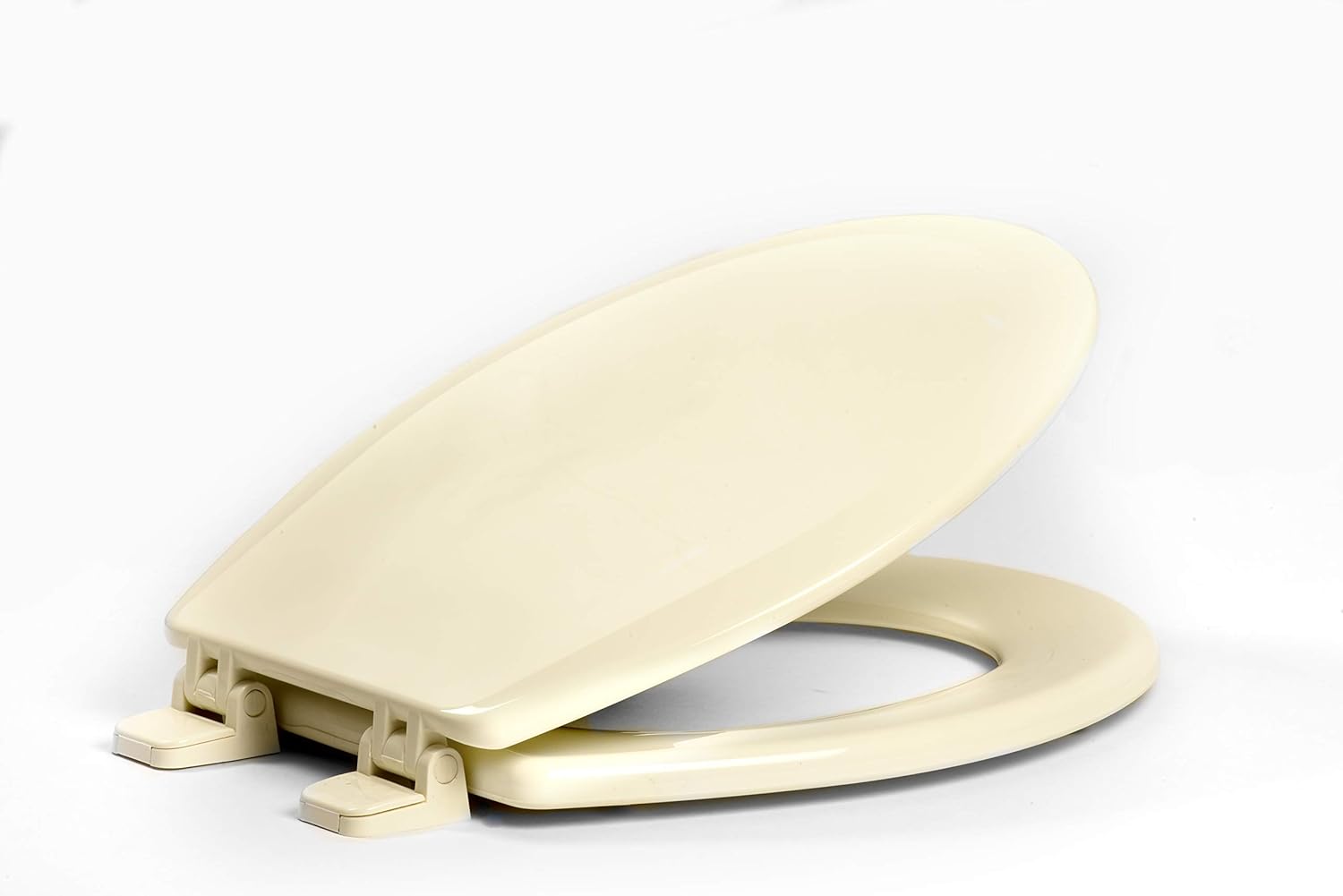 Best almond toilet seat round quiet close