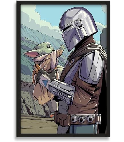 スターウォーズ　THE MANDALORIAN ポスター Amazon.com: Star Wars The Mandalorian Wanted The Child