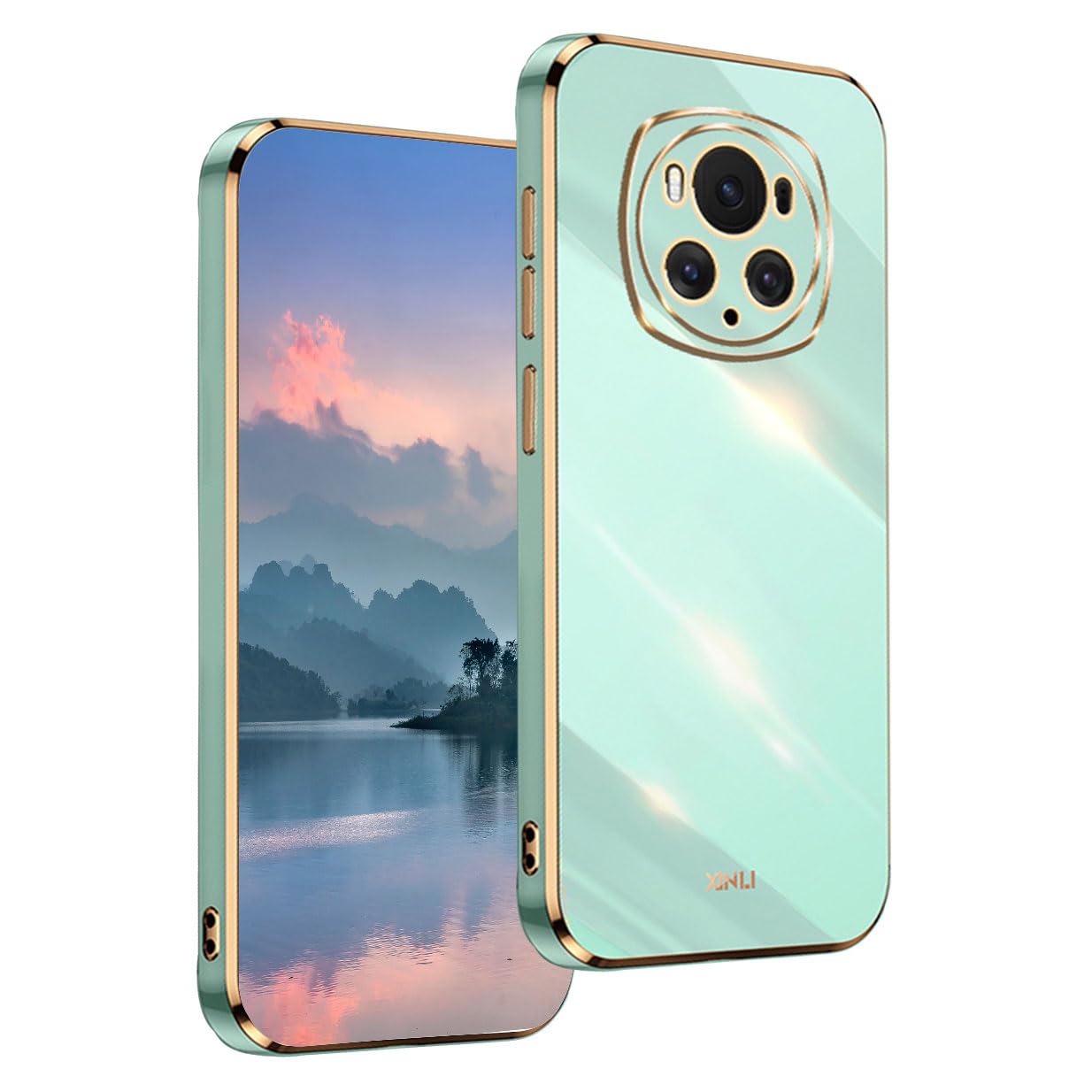 UPLAI Case for Honor Magic 6 Pro (Magic6 Pro), Ultra Thin Shockproof Protection Cover with Electroplating Design, Premium TPU Bumper and Soft Silicone Stylish Durable Cover.(Green) — image 1