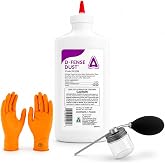 Defense Dust Insecticide &ndash; Long-Lasting, Moisture-Resistant Pest Control for Indoor &amp; Outdoor Use (1 lb) | Includes Puffer | Premium USA Supply Gloves for Safe Eradication