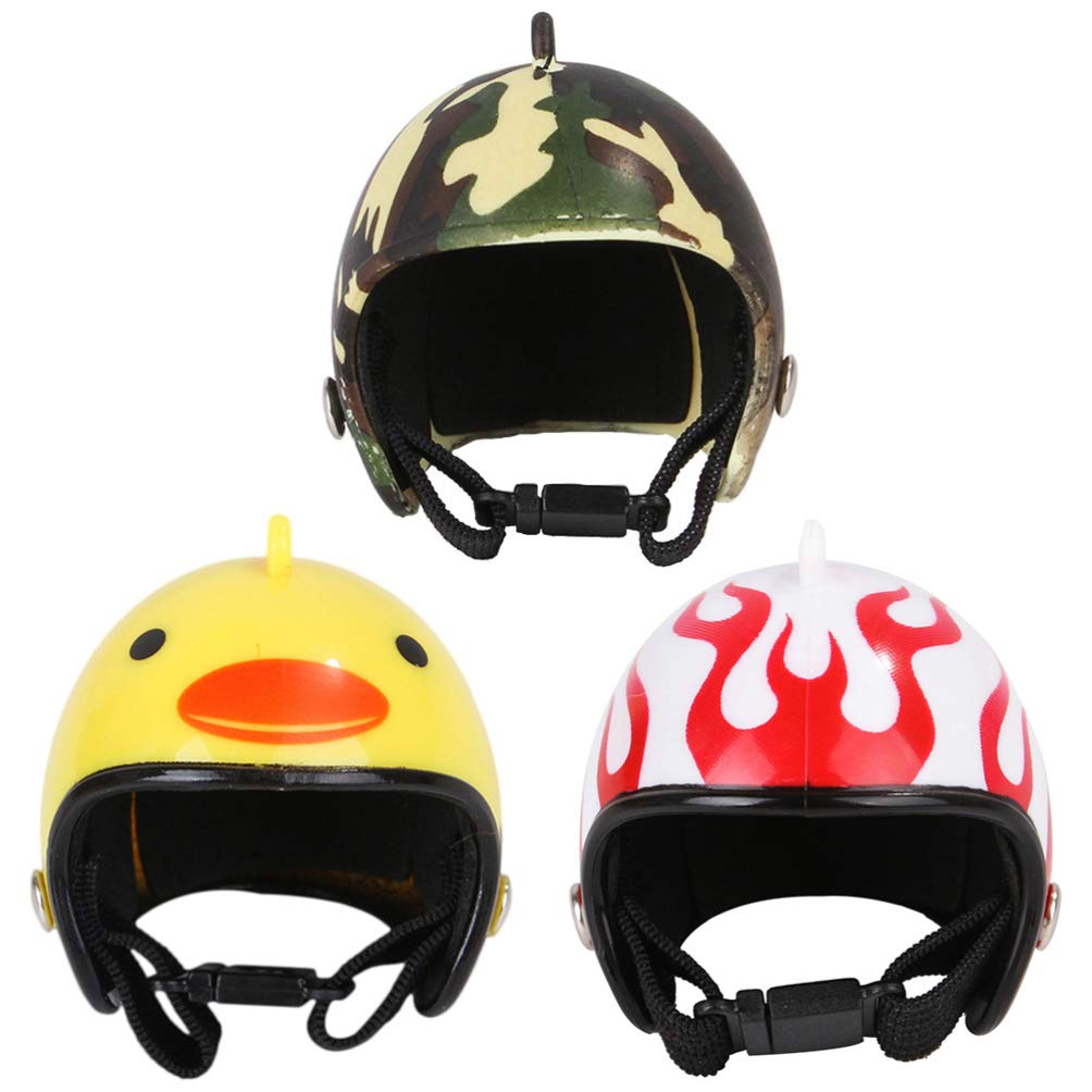 3PCS Helmet- Bird Toy Protection Helmet Bird Hat Headwear Suitable for Parrot Small Chickens, Ducks and Other Poultry Funny Pet Safety Costumes Accessories