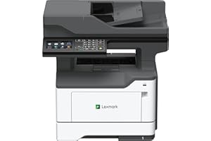 Lexmark MX521de Monochrome All-in One Laser Printer, Scan, Copy, Network Ready, Duplex Printing and Professional Features, Print Speed 46 ppm, Grey, 4.3 inch Touchscreen (36S0800)