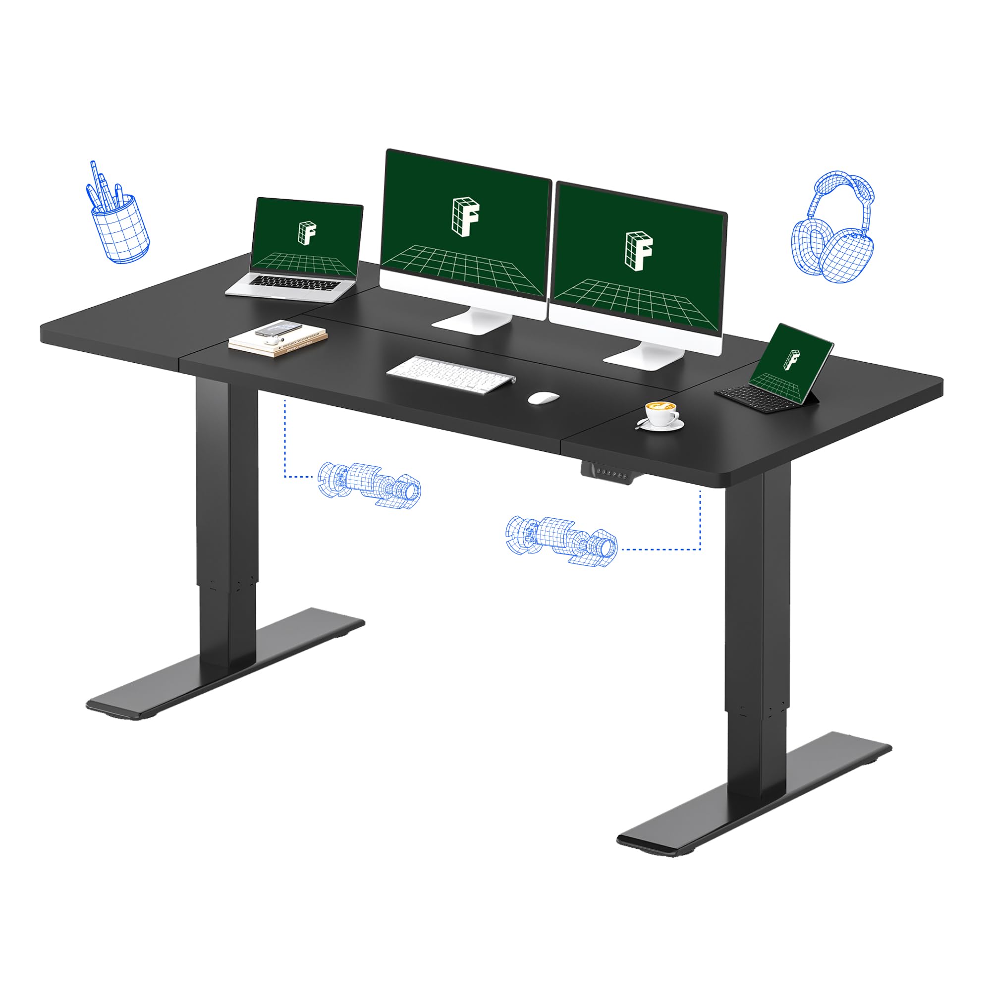 FLEXISPOT 71 x 32 Inch Dual Motor Standing