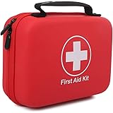 First Aid Kit for Home, Camping and Hiking Essentials Emergency Care with Waterproof Bag, Ideal for Car, Home, Boat, School,