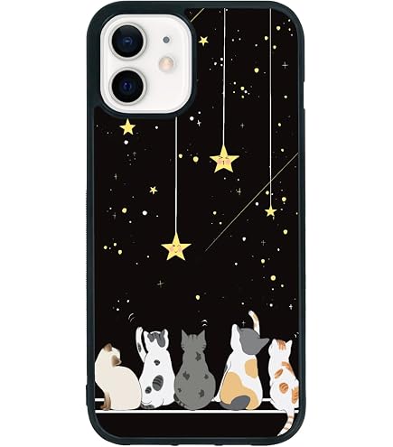 Custodia Onemiliayears Per IPhone 12 Pro Max Con Gatto E Notte Stellata Van Gogh – Protettiva E Originale - 2