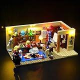 BRIKSMAX Big Bang Theory Led Lighting Kit- Compatible with Lego 21302 Building Blocks Model- Not Include The Lego Set