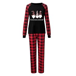 KASAAS Christmas Pajamas for Family Pjs Matching