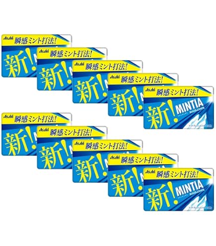 Mintia Wild & Cool 0.2oz 10pcs Japanese Tablet Candy Asahi Group
