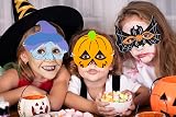 DERAYEE 12pc Kids Halloween Foam Masks Eva Cartoon Masquerade Party Favors view 6