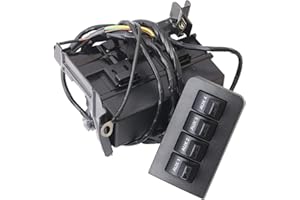 OCESTORE in-Dash Auxiliary Upfitter Switch Assembly AL3Z13D730AA Cluster Voltage Regulator Switch Wire Harness Wiring Jumper Kit Compatible with F(350) Super Duty Replaces BC3Z14A303B