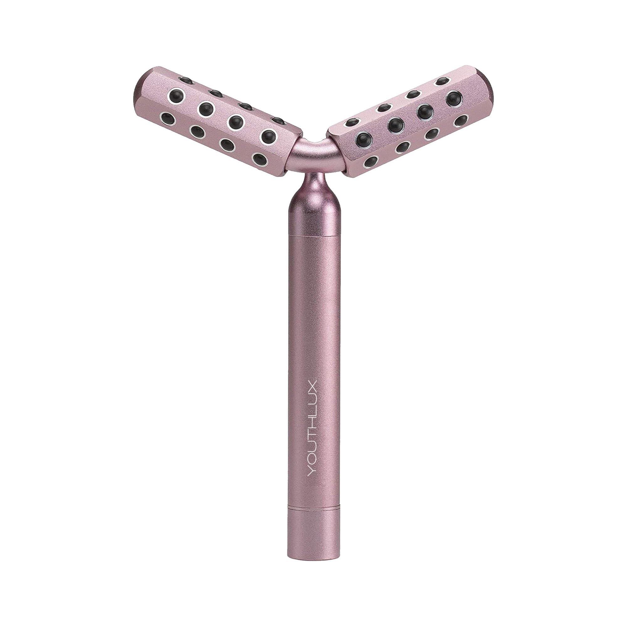 Photo 1 of YOUTHLUX Revolution Roller - Germanium Stone Uplifting Face/Body Beauty Massage Tool/Roller/Wand for Skin Tightening/Firming, De-Puffing, Anti-Aging (Rose Gold)