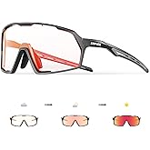 KAPVOE Photochromic Cycling Glasses Sports Sunglasses for Men Women UV400 Protection Bicycle MTB Mountain Bike K160