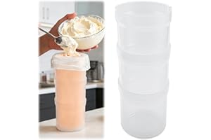 Pastry Piping Bag Holder Stand, Translucent Clear Plastic Cream Icing Bag Rack, Hands-Free Piping Bag Holder, Adjustable Heig