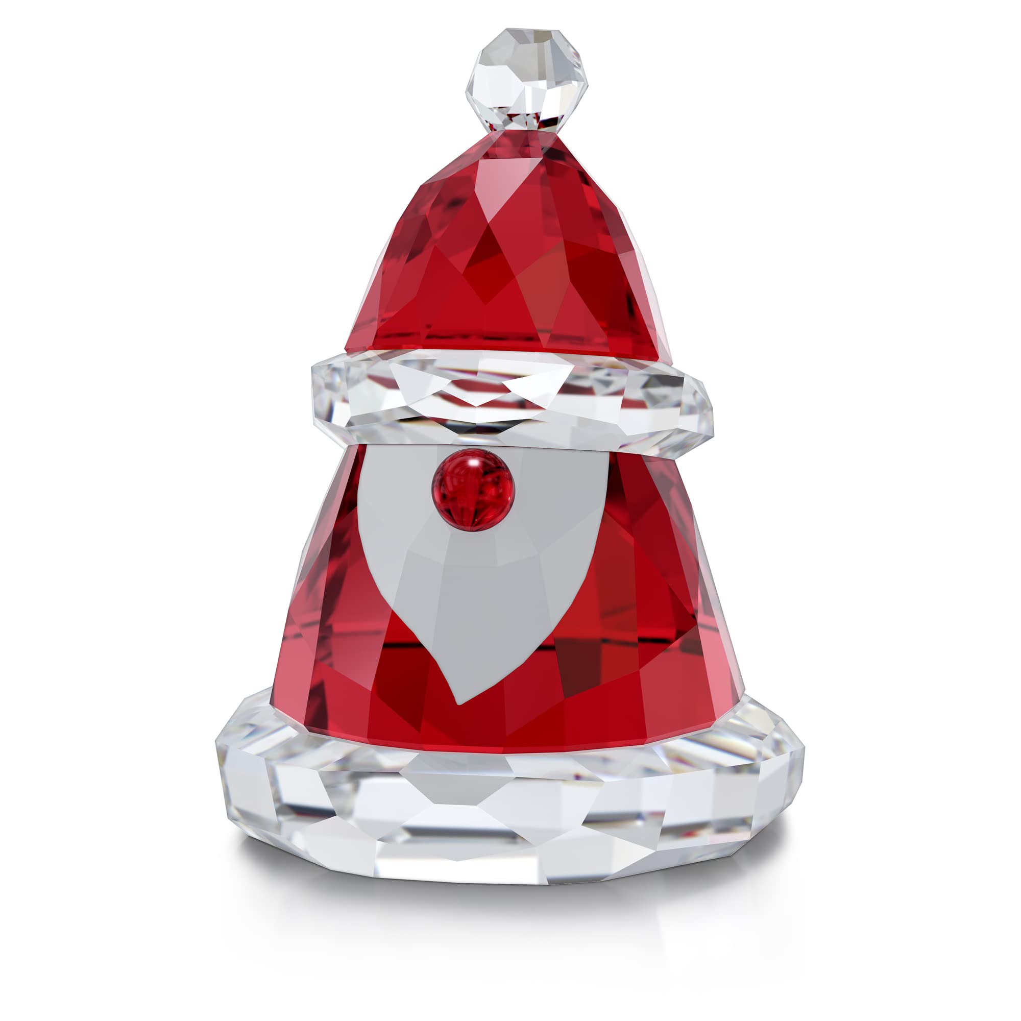 Swarovski Santa Claus Ornament, Red and Clear Crystal Figurine, from the Holiday Cheers Collection
