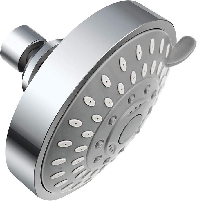 high pressure shower head, 5 spray settings, multifunctional bathroom