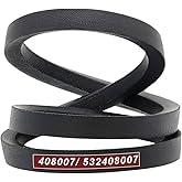 408007 Snowblower Impeller Belt for Husqvarna Craftsman Poulan 532408007 Snow Blower Drive Auger Belt Courroie by Podoy