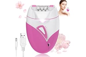 MORBEX GREEN Epilator for Women, Smooth Glide Epilator Facial Hair Remover for Women with 2 Speed & LED Light, Electric Epilator for Women Facial Hair Removal Suitable for Face, Bikini Areas, Underarms, Arms, Legs