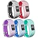 SKYLET Compatible with Garmin Vivofit JR Kids/Vivofit 3/JR 2 Bands Women Men, 5-Pack Pattern Soft Silicone Replacement Bands Compatible with Garmin vivofit JR/JR.2 Bands Buckle Large Small