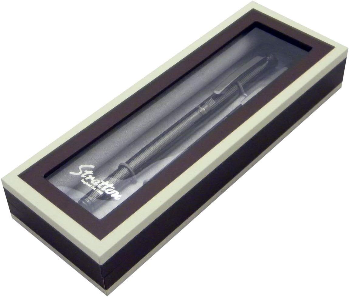 Stratton ST1004 Two Tone Rollerball And Ballpoint Pen Silver Gold Gift Set Refillable, Gold,Silver,Black, 1 count (Pack of 2) - Image 4