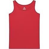 QBK 2T-13Years Girls Tank Tops Cotton Dance Basic Sleeveless Undershirts for Gymnastics Ballet Dancewear