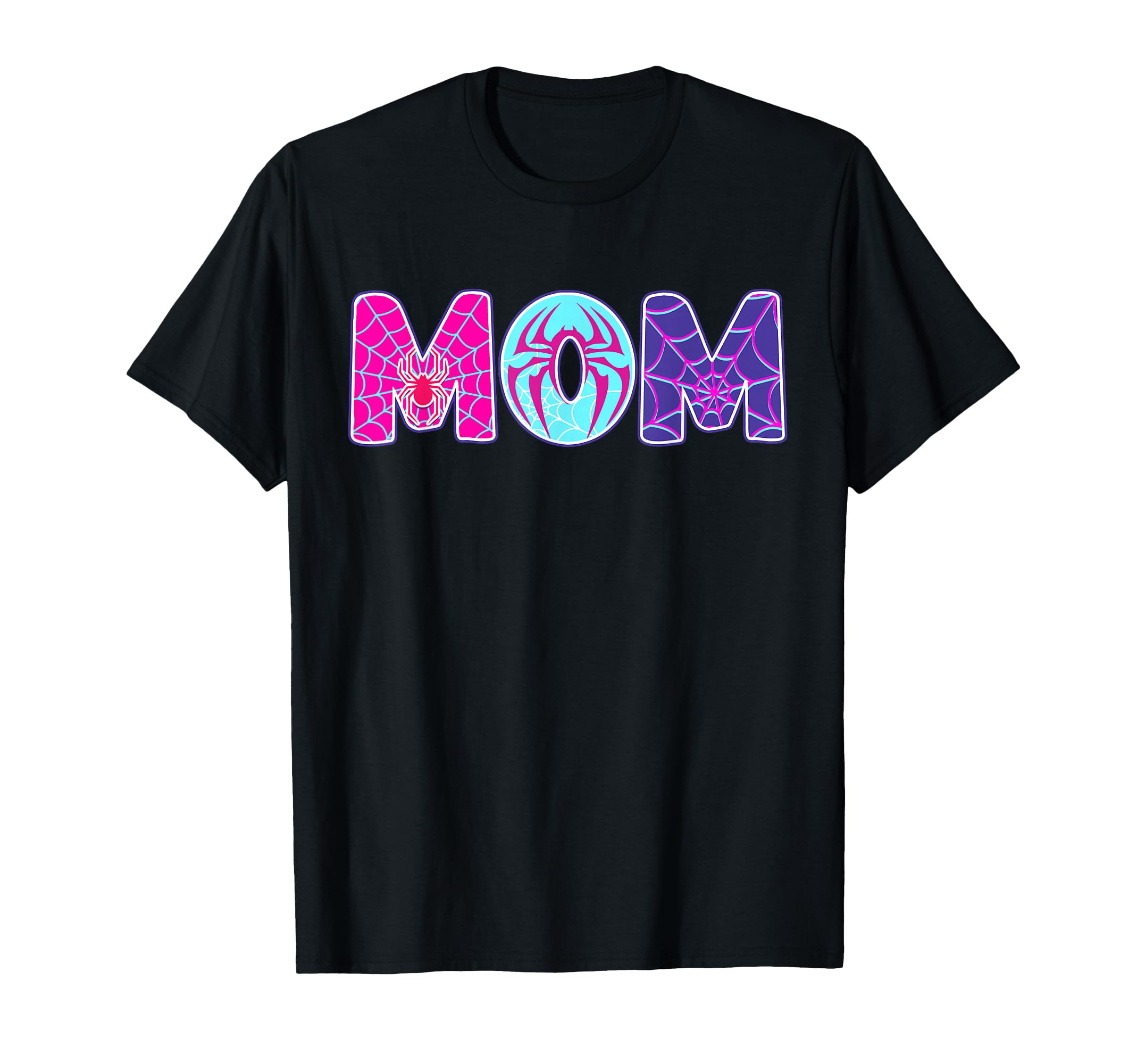 Photo 1 of **PURPLE**Women Mom Spider Mom Mother's Day Family Birthday T-Shirt