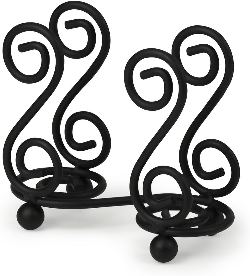 Spectrum Diversified Scroll, Traditional-Style Dispenser Vertical Kitchen Tables & Countertops, Dining Table & Kitchen Décor, Stylish Upright Napkin Holder, 1 Count