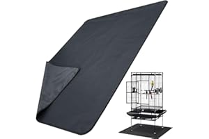 Bird Cage Floor Mat | Large Waterproof Protectors - Kennel Training Bird Cage Floor Pads | for Kennels Indoor Reptile Dog Cat