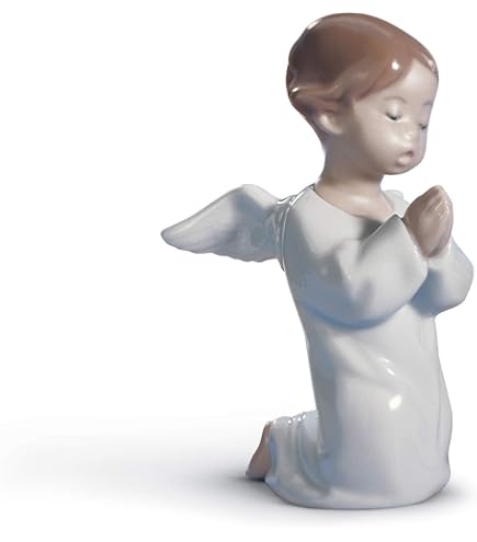 Amazon.com: LLADRÓ an Angel's Wish Figurine. Porcelain Angel