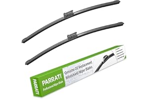 PARRATI® 24 Inch & 18 inch of High Performance Premium All-Season Automotive Replacement Front Windshield Wiper Blades for Since 2017 Mazda CX-5 CX-9 Since 2018 Mazda 6,Easy DIY Install (Set of 2)