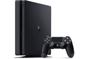 RPlay Play-Station 4 PS4 1TB Slim Edition Jet Black With 1 Wireless Controller