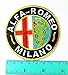 Alfa Romeo Motorsport Car Racing Sport Automobile Car Motorsport Racing Logo Patch Sew Iron on Jacket Cap Vest Badge Sign