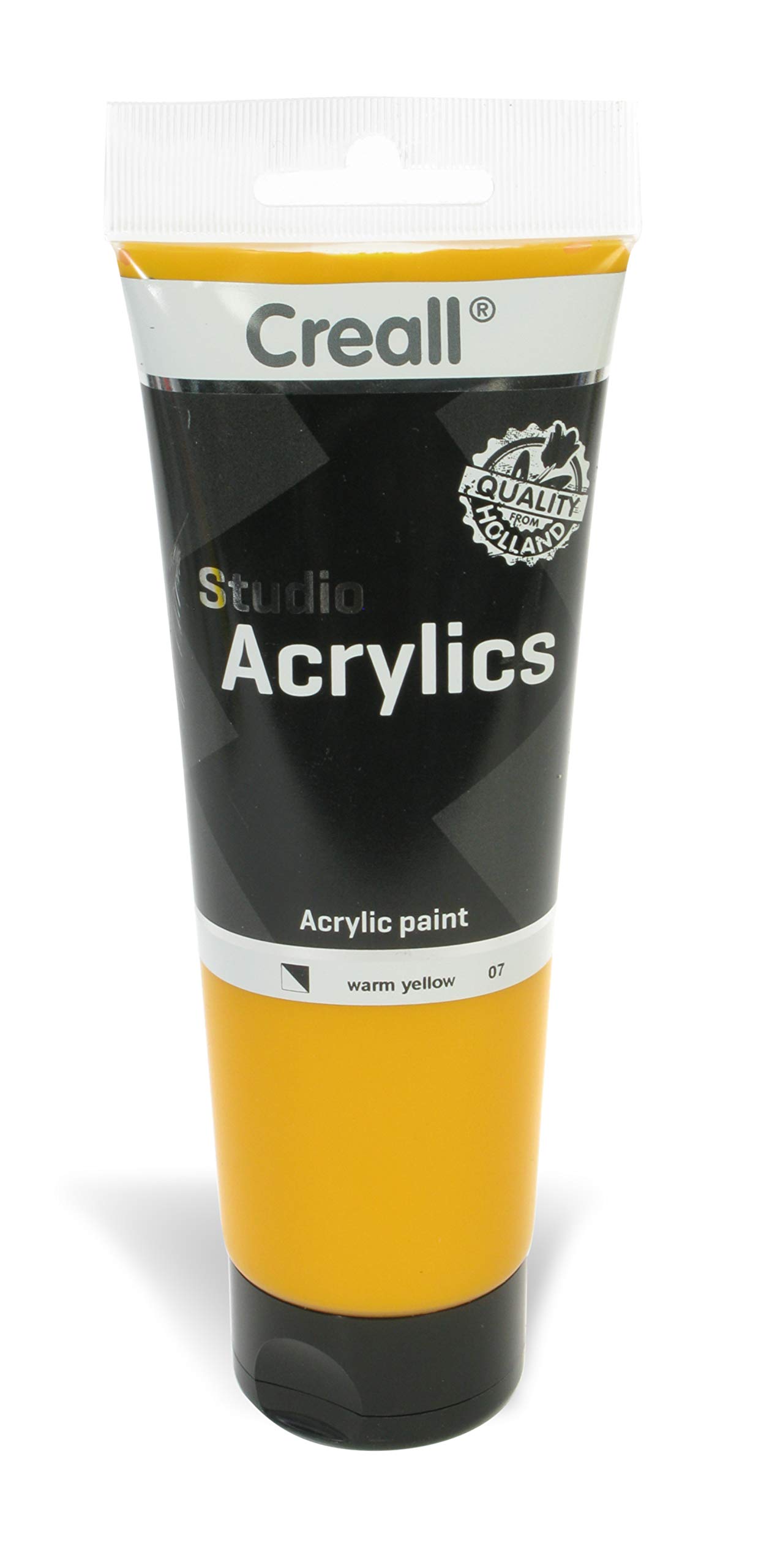 Creall Havo33607 250 ml 07 Warm Yellow Havo Studio Acrylics Paint Tube