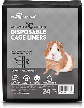 puppy pads in guinea pig cage
