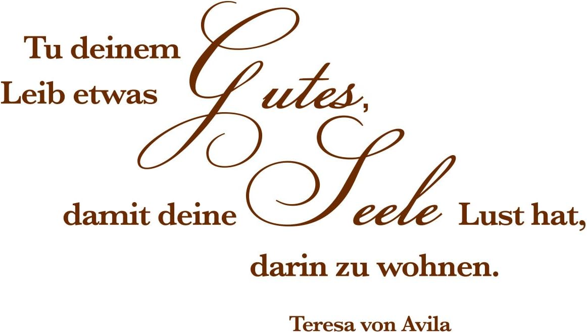 Get Mann soll dm leib etwas gutes bieten damit die seele lust hat zu wohnen darin Free HD