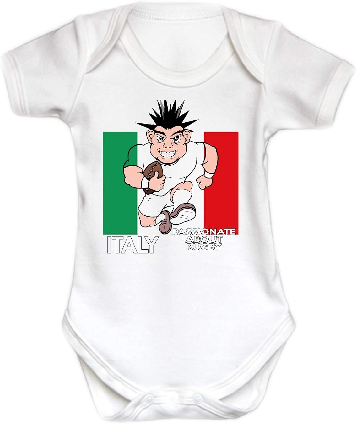 ireland rugby baby sleepsuit