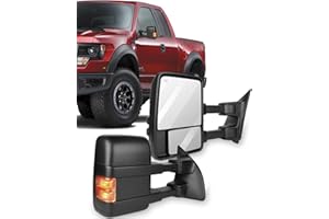 ECCPP Towing Mirrors Replacement fit for Ford for F250 for F350 for F450 for F550 Power Heated Signal Pair Mirrors 2008 2009 2010 2011 2012 2013 2014 2015 2016