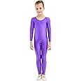 speerise Girls Unitards Gymnastics Long Sleeves Full Body Toddler Ballet Leotards for Kids Costumes