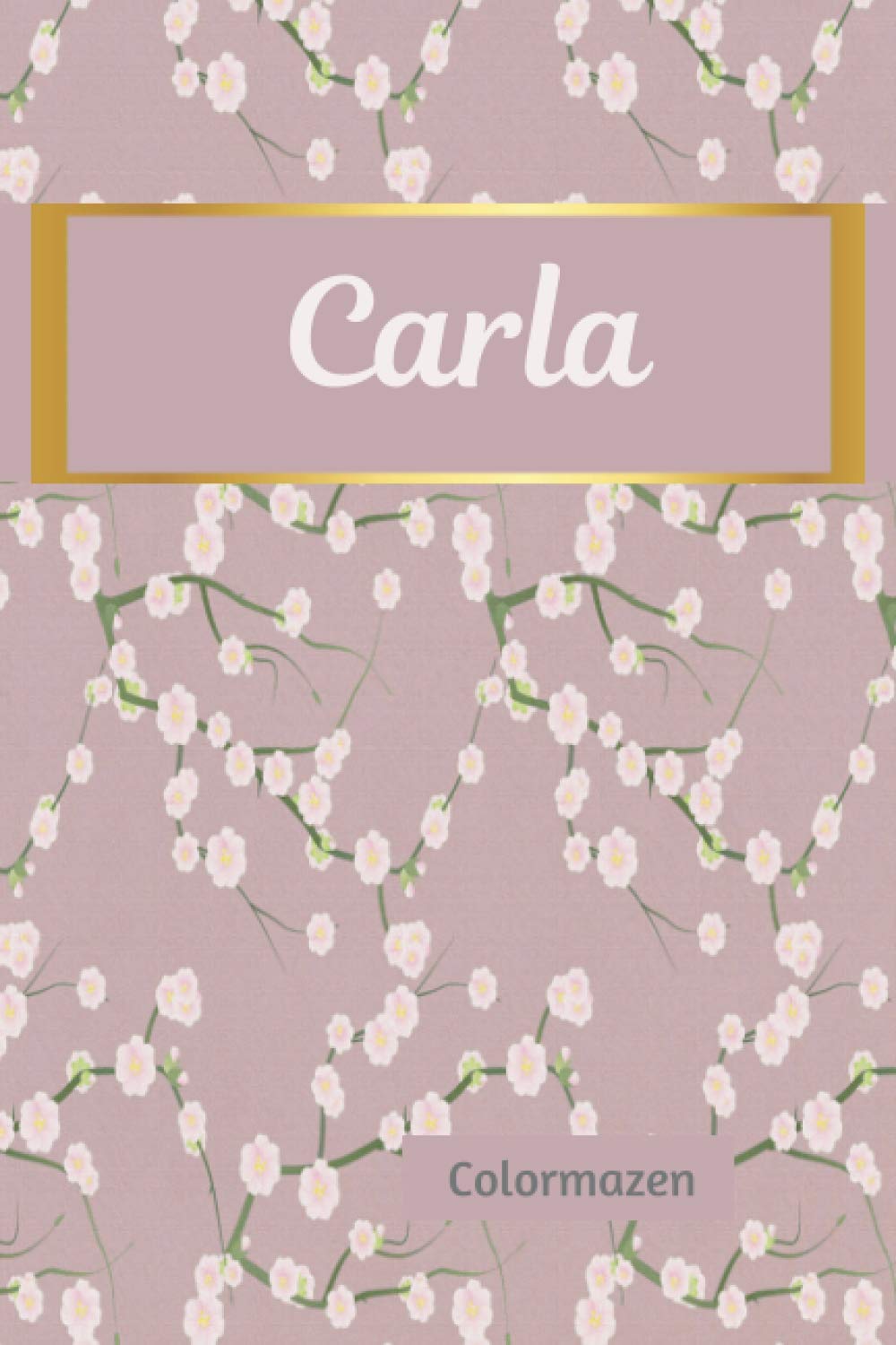 Carla: Personalised Cherry Blossom Notebook (Small)