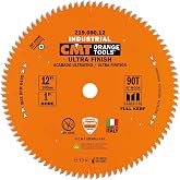 CMT Orange Tools 219.090.12 - Sliding Compound Miter Saw Blade HW D=12 B=1 Z90 K=0.122 P=0.100 a=-5