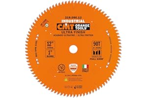 CMT 219.090.12 12-Inch by 90 Tooth 1-Inch Bore Compound Miter and Radial Saw Blade