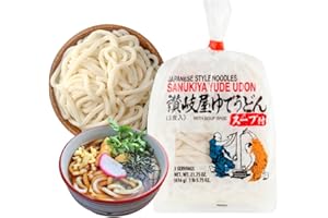 GENERIC Japanese Sanukiya Udon Jumbo 3 Pack – Chewy Thick Noodle Soup With Seasoned Broth Base, 3 Servings, Easy and Quick Ready in 3 Minute