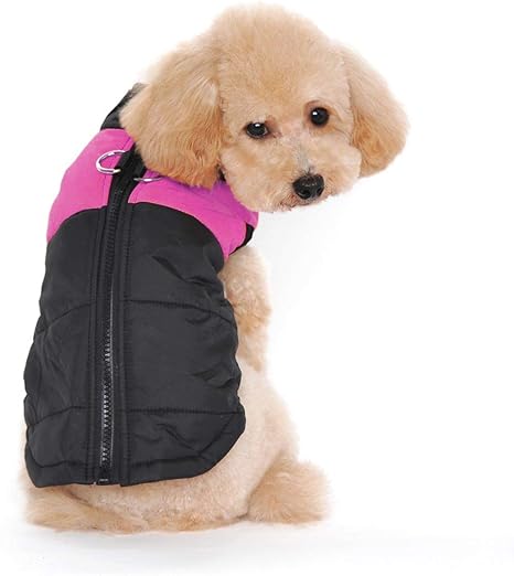 Ericoy Vêtement Manteau Pour Chien Pet Animaux épais Chaud Pour Hiver Harnais