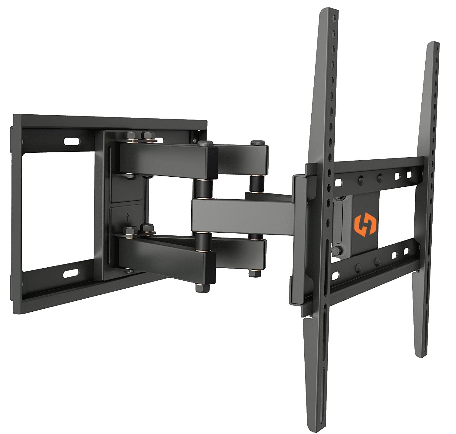 Husky Mounts Full Motion TV Wall Mount Fits Most 32-55 Inch LED LCD Flat Screen Up to VESA 400X400 Tilt Swivel Articulating TV Bracket