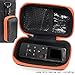 Digital Voice Recorder Case for Sony ICDUX560BLK, Yemenren Voice Recorder, Yemenren 8GB, eBoTrade Digital Voice Recorder, Dennov 8GB, TOOBOM R75, Evistr 8GB Digital Audio Sound Recorder, Black+ Orange